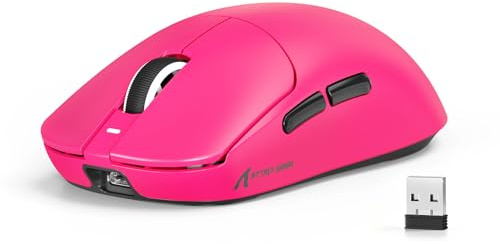 MAMBASNAKE X Attack Shark X8SE 55G Souris Gaming sans Fil-Rouge Baie | Ultra-légère-25000DPI,Capteur PAW3311,Trimode BT/2,4G/USB-C,80 Millions De Clics,500mAh,Pilote Web,Pour Win/Mac