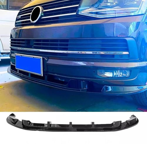 QDFGNKBAI Auto Frontspoiler für VW Transporter T6 T6.1 2015-2024, Antikollisionsschutz Frontlippe Spoiler Frontstoßstangenlippe Body Kit Zubehör