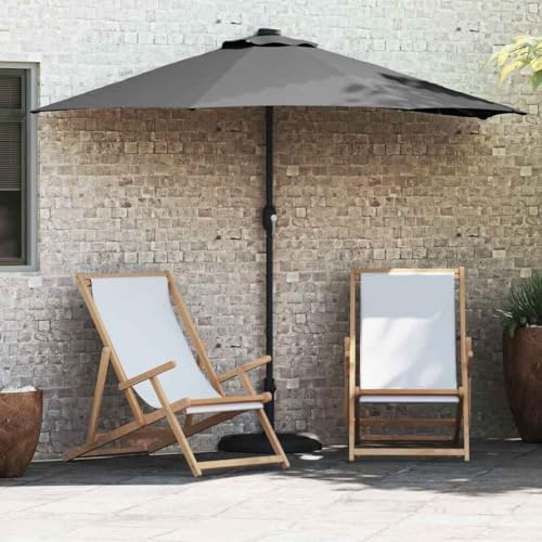 Sichtschutz Terasse Baldachin,Gartenparasol Anthrazit 294 x 150 x 224 cm Stoff,Sonnenschutz Windschutz
