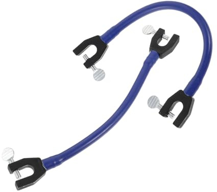 Mikikit 2piezas Fijaciones de Esquí Azul Conectores de Punta para Principiantes Ayuda de Entrenamiento para Exteriores Herramientas de Esquí