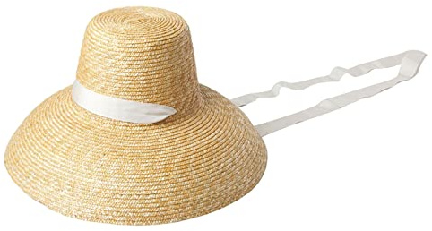 SHYYOULQE Sombrero exquisito de moda con correa para la barbilla, elegante sombrero de paja para el sol para protección, artículo imprescindible para primavera, sombreros para mujeres y hombres, playa