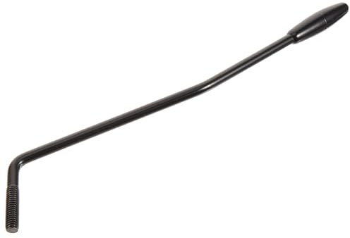 UTHCLO Barra de Vibrato y Punta de Plástico Negra Rosca de 6mm para Guitarra Eléctrica Brazo Metálico Resistente y Versátil para Protección y Control