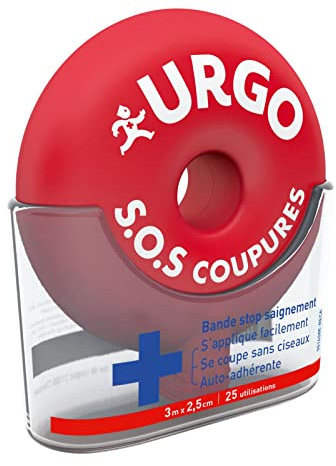 Urgo SOS cuts - Self-adhesive bandage by Urgo | Stoppt die Blutung von kleinen Schnitten und oberflächlichen Wunden