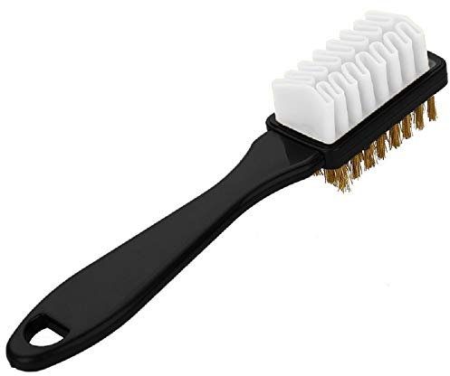 ForuMall Spazzola di pulizia multifunzionale per scarpe o stivali Protezione detergente in pelle scamosciata