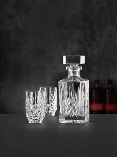 Nachtmann - Whiskyset - Palais - Kristallglas - Karaffe 0,75 l + 2 Tumbler