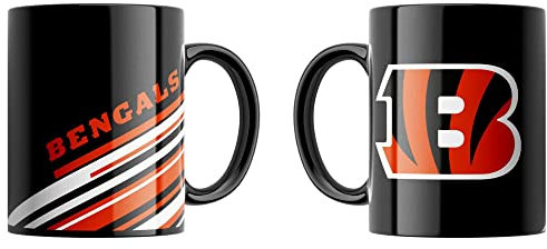 Great Branding Cincinnati Bengals NFL Classic Mug (330 ml) Stripes Tasse - STK