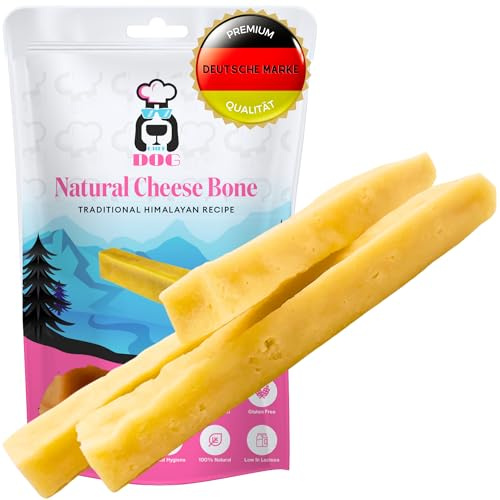 Chef Dog Yak Kaukäse für Hunde S - Kauknochen Hund - Natürliche Käsestangen ohne Zusatzstoffe - Käseknochen für Welpen und Hunde Aller Größen