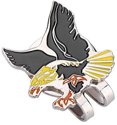 Tiiyee Clip De Chapeau Golf, Aigle Marqueurs Balle Golf Magnétiques Clips Visière Golfeurs Entraînement Professionnels Accessoires Cadeau pour Gants Chapeaux Sacs Casquettes Sports Plein Air