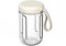 OTE Batidora Smoothies Blender Taza, Licuadora Portátil de Vidrio 14oz Exprimidor Personal (Vaso Exprimidor, Blanco)