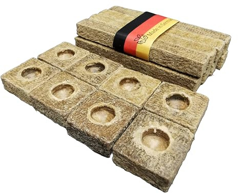 WACHSFRESSER® KERZENFRESSER WOWOCON® 8x Dauerdocht Made in Germany in Wachs getränkt inkl. Halter aus Holzfaser für Schmelzlicht Tischfeuer Docht Outdoor Kerzen Kerzenreste