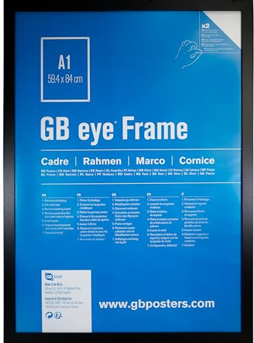 GB eye - A1 (59,4 x 84,1 cm) MDF-Rahmen schwarz
