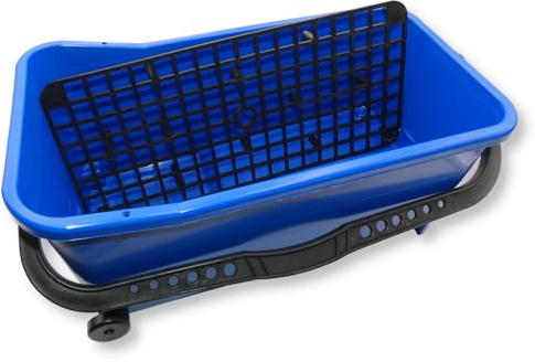 DEWEPRO® Fliesenleger Wascheimer 20l inkl. 2 Räder und Bodensieb