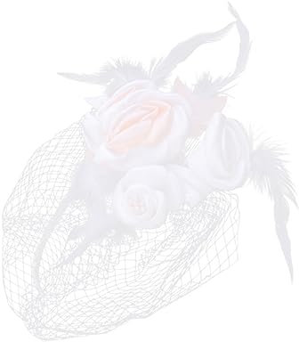 GALPADA Hochzeitsblumen Kurz Schleier Mit Netzstoff Eleganter Gesichtsschleier Für Bräute Für Teepartys Und Besondere Anlässe Champagnerfarbe Handgefertigt Charmant Und Stilvoll