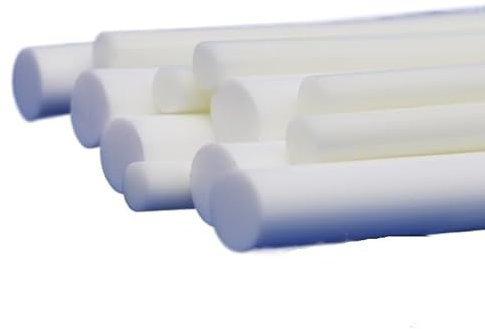 HeißKlebesticks Bunte Sticks, 7 mm, 11 mm × 150 mm, weiße Heißklebestifte for Heißluftpistolen, for Kleben von DIY-Farbzeichnungen HeißKlebepistole Sticks(7mm4packs20pcs)