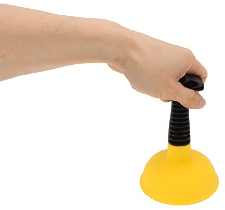 KKPLZZ Mini-Saugglocke, leistungsstarker, rutschfester Griff, effizient, kleiner Abflusssaugglocke für WC, Badewanne, Waschbecken (Stil 2)