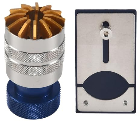 Asuinxurr Extracteur de verre - Couvercle en verre - Ouvre-montre - Plateforme pour retirer la montre - Bleu, bleu