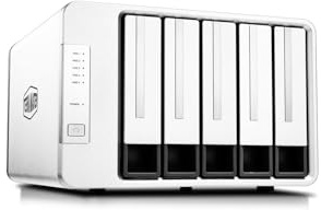 TERRAMASTER D5-310 - Carcasa para Disco Duro 5Bay Hardware Raid Compatible con Raid 5, 0, 1, 10, Single, USB 3.1 Tipo C Direct Attached Storage Backup Software Incluido