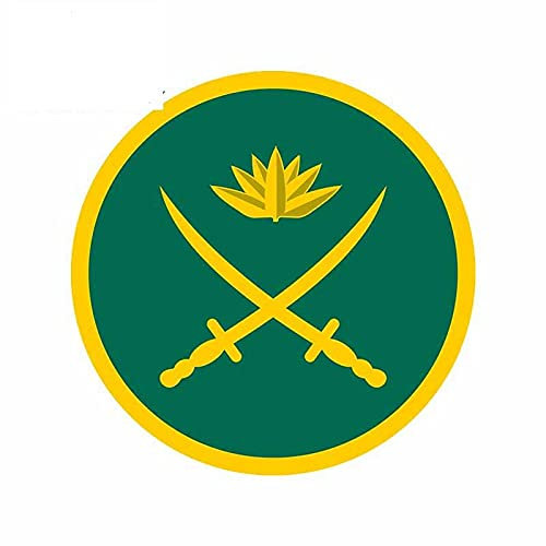 13 cm x 13 cm Equipaggiamento dell'esercito del Bangladesh Adesivo per auto in vinile Finestra per decalcomanie per motociclette
