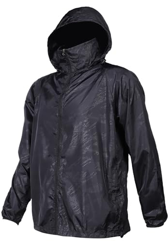 Mayoii Lightweight Waterproof Jacket for Men and Women Packable Windbreaker Raincoat, Breathable Hiking Shell Waterproof Jacket Womens Outdoor Gear