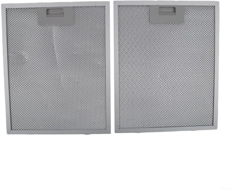 Volakebeing Filtri per cappa da cucina, 320 x 260 x 9 mm, a 5 strati, in rete di alluminio, filtro antigrasso in metallo, compatibile con molte delle principali marche di cappe da cucina