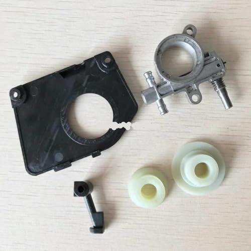 ZJNWTVUH 25CC 2500 Chainsaw Oil Pump Compatible With Various Models Includes Gear Worm Injection Nozzle And Pump Cover 2 Types