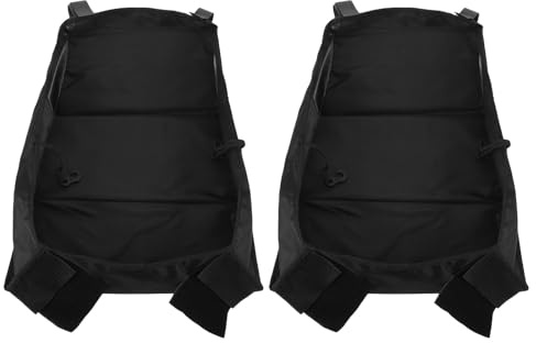 IMIKEYA 2 bolsas organizadoras para la parte inferior del cochecito, bolsa multifuncional de almacenamiento de pañales para salidas, cesta de carga portátil para viajes y uso diario