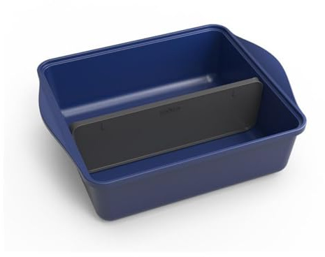 COOKUT, L'incroyable PETIT plat à Four Ajustable 24 x 30 x 9.5 cm - MYRTILLE (Bleu)
