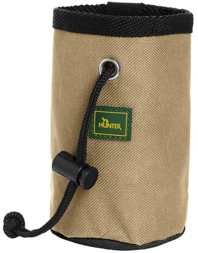 HUNTER BUGRINO BASIC Snackbeutel, 14 x 8 x 8 cm, schwarz/beige