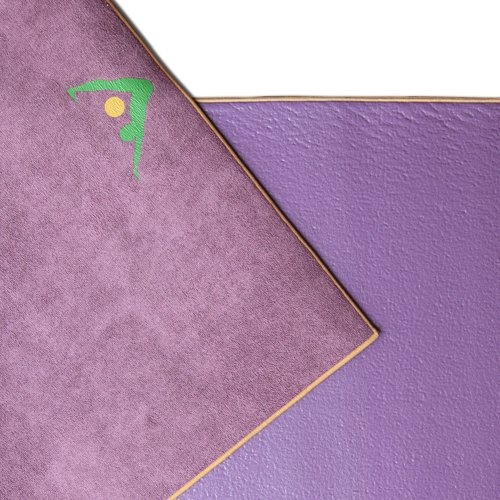 AURORAE Synergy 2-in-1 Hot Yogamatte mit integriertem rutschfestem Mikrofaser-Handtuch, kein Verrutschen, kein Bündeln, geruchsgeschützt, maschinenwaschbar