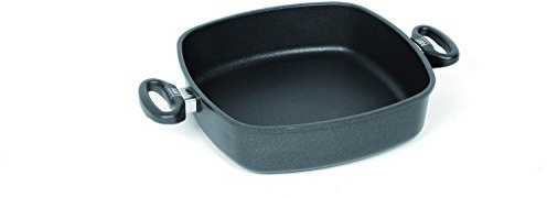AMT-Gastroguss Induktions-Bratpfanne mit Seitengriff Tiegel Induktionskochgeschirr NEU OVP 28 x 28 cm, 7 cm hoch