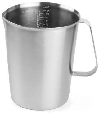 HENDI Messbecher, Schwere Ausführung, 2L, ø140x(H)175mm, Edelstahl