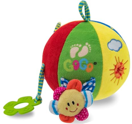 Teorema 39329 Multi Color Ball med rassel, flerfärgad