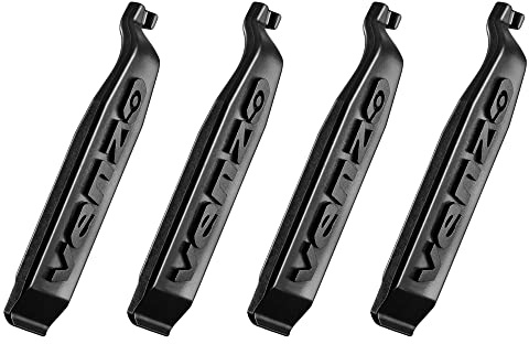 Venzo Bike Bicycle Plastic Grip Tyre Levers Removal Tool - Great to Remove Tire at Ease & Replace The Tubes Without Damaging The Wheels - for Road Mountain BMX Bike Tires