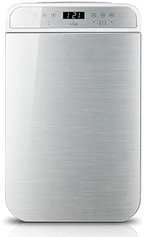 BLUNOA 25L Mini Fridge For Bedrooms Car Refrigerator Food Heater & Beverage Cooler Portable Compact Personal Fridge For Cars, Homes, Offices (Color : Silver, Size : Digital display)