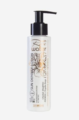 Sun protection lotion SPF30, UVA+UVB Protection with rose water
