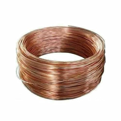 DEKII Runder Kupferdraht, massiv, blank, 0,1 mm bis 2,0 mm (Size : 2mm x 1m 1pc)