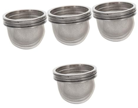 ABOOFAN 16 Stk Tee Auslaufen Tee-ei Teekanne Teesieb Kaffeefilter Metalltee Steiler Gewürzaufguss Mesh-teefilter Herd Sieb Teebeutelsiebe Blattaufguss Würze Rostfreier Stahl Reisen Liner