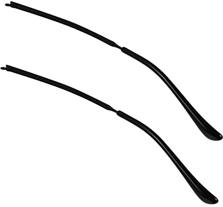 minkissy 2 Paar Brillenzubehör Stimulieren Austausch Des Brillenbügelscharniers Brillenersatzbügel Für Brazos Brillenbügel-endspitzen Brillengestell Bügel Brillenersatzset Auge Black Metall