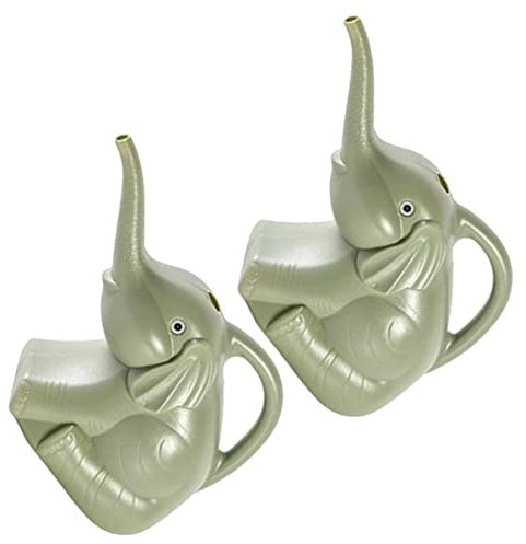 Happyyami 2pièces Arrosoir avec Long Bec pour Plantes Intérieur Outil Arrosage Pratique Et Design pour Maison Vert Matcha