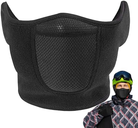 Masque coupe-vent pour ski, hiver, demi-visage respirant, masque de moto, visage de cyclisme,