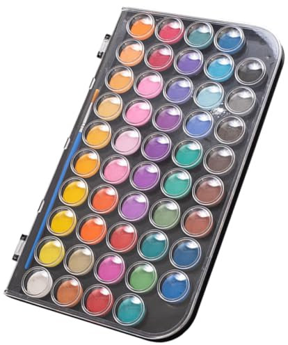 DIYEAH Gouache-farbset Mit Neon-glimmerpulver Tragbares Aquarellset Für Junge Mädchen Und Anfänger Hochkonzentrierte Farben Leicht Löslich Und Mischbar Für Malzubehör Und