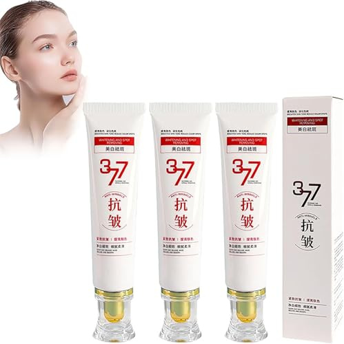 3pcs 377 Whitening Anti-Wrinkle Cream,377 Whitening,Moisturizer with Vitamin C & Hyaluronic Acid,Dark Spot Corrector for Face,Age-Defying Cream for All Skin,Day&Night Use