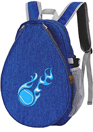 KiBcsLic Tennisschlägertasche für Kinder, Tragetasche, Organizer, Behälter mit Reißverschluss, Pickleball Schläger, Rucksack, Aufbewahrung für Jungen Und Mädch