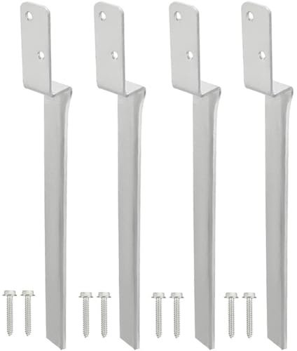 Junterone Wood Pile Impact Grounding Sleeve Steel Hammer Grounding Anchor Wood Post Reinforcement Ground Anchor Suitable for Swing