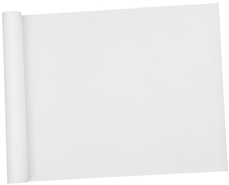 Housoutil Papel De Pizarra Blanca Adhesivo Borrable Seco Para Oficina y De Escribir y Pegar Paredes Mesas y Puertas