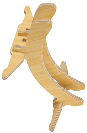 Gatuida Holz Fahrradständer Verstellbar Robust rutschfest Fahrradhalter Indoor Mountainbike Parkständer für Stabile Aufbewahrung und Sichere Montage