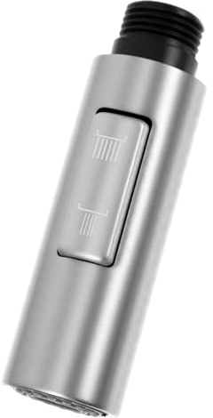 Set di Doccetta Estraibile per Rubinetto Cucina 2-in-1, Attacco G1/2”, Testa Doccia in Acciaio con Finitura Spazzolata, Funzione Getto Singolo e Doccia a Risparmio Idrico, Anticalcare per Lavello