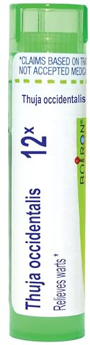 Boiron Thuja Occidentalis 12X Homeopathic Medicine for Painless Wart Removal - 80 Pellets