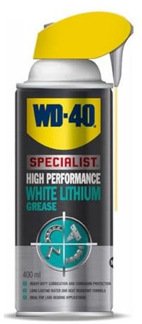 WD-40 Specialist White Lithium-Fett Aerosol, 400 ml, 2 Stück