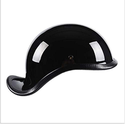GAOZHE Casco Jet,Aperto retrò Scodella,Adulto Scodella Casco,Casco Scooter,DOT ECE Casco omologato Scooter Unisex Adulti，Adatto per Street Bike Autobike Endurance